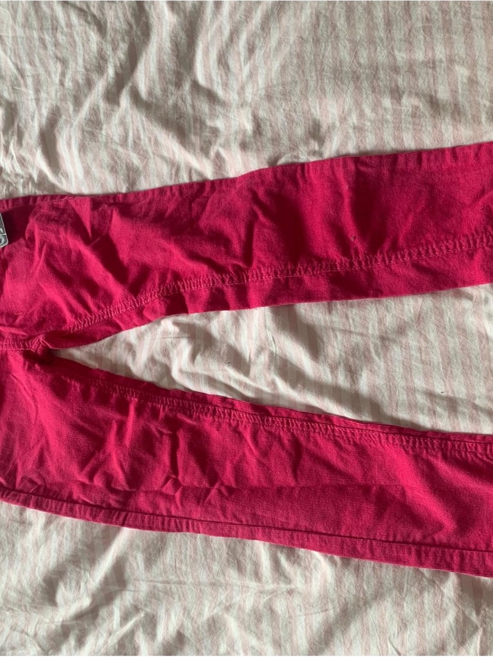Kids Fuchsia Stretch Cotton Pants